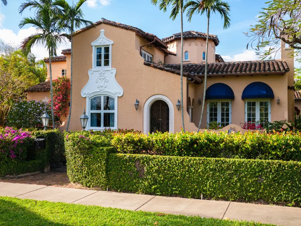 Inspired by the coastal regions of Spain, Greece, and Italy, Mediterranean design incorporates vibrant colors, textured walls, tile work, and wrought iron accents.